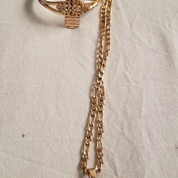 Ethiopian symbol bracelet and chain - Picture 2 of 2
